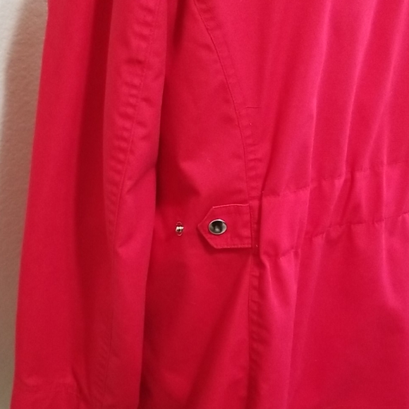 London Fog Red Lightweight Hooded Jacket - Picture 5 of 11